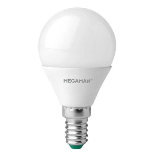 LED-lamppu E14 pisara 4,9W, opaali, perusvalkoinen