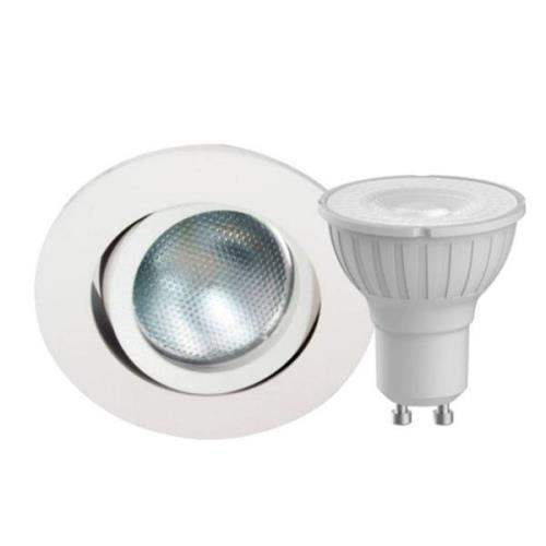 Megatron DecoclicSet -LED-uppovalo GU10 5W valk.