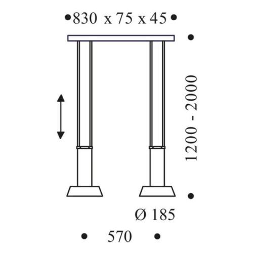 OLIGO Glance LED-riippuvalo, 2 lamp., valkoinen