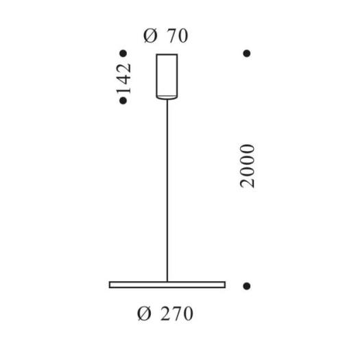 OLIGO Decent Max LED-riippuvalaisin alumiini