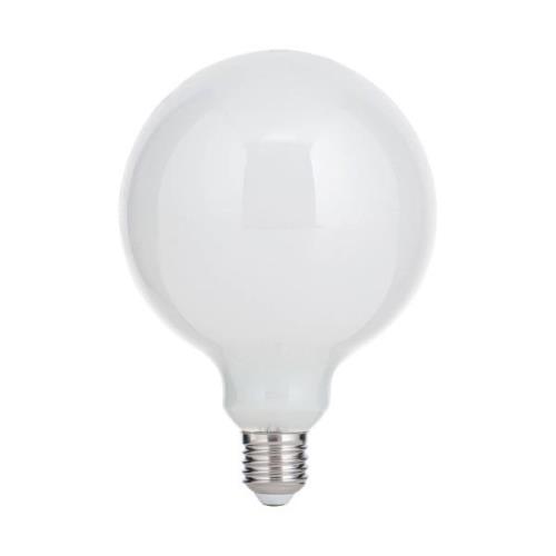 LED-globe-lamppu E27 9W G125 2700K opaali himmen.