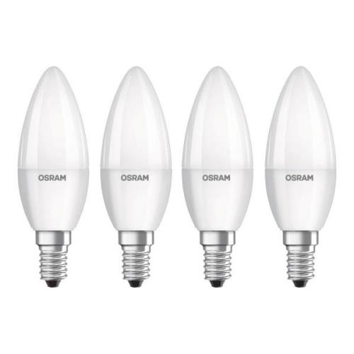 OSRAM-LED-kynttilä E14 Base Retro 4,9W 4x 2 700 K