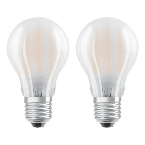 OSRAM-LED-lamppu E27 4 W, lämmin valkoinen, 2 kpl