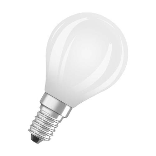 OSRAM-LED-golfpallolamppu E14 4,8W 2700K himmennys