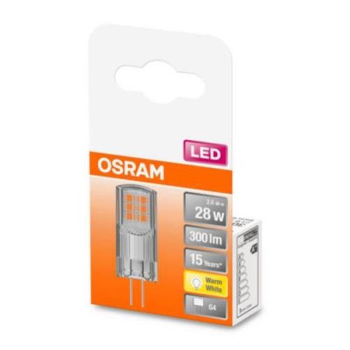 OSRAM LED tappilamppu G4 2.6W, lämmin valkoinen, 300 lm