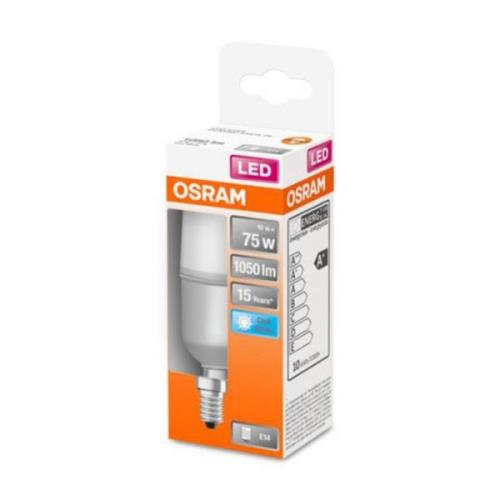 OSRAM LED-valonlähde Star Stick, E14, 9 W, matta, 4 000 K