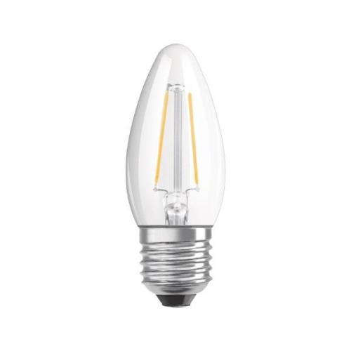 OSRAM-LED-kynttilä E27 4W Classic B 2 700 K kirkas