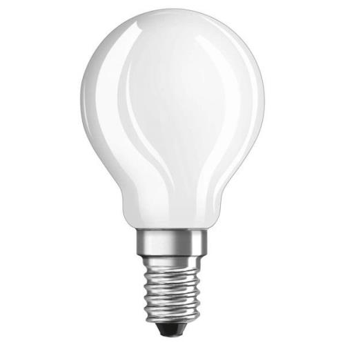 OSRAM-LED-golfpallolamppu E14 4W päivänvalo matta