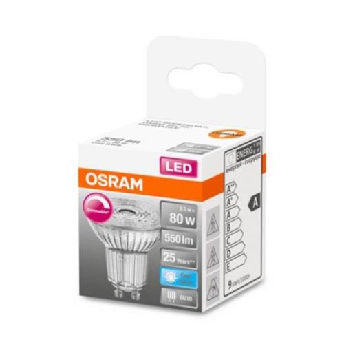 OSRAM LED lasiheijastin GU10 7W 940 36° himmennettävä