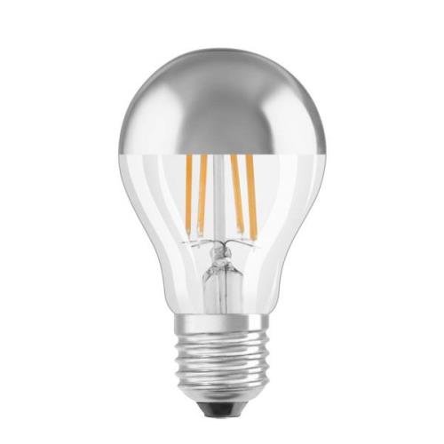 OSRAM-LED-lamppu E27 6,5W Mirror silver 2 700 K