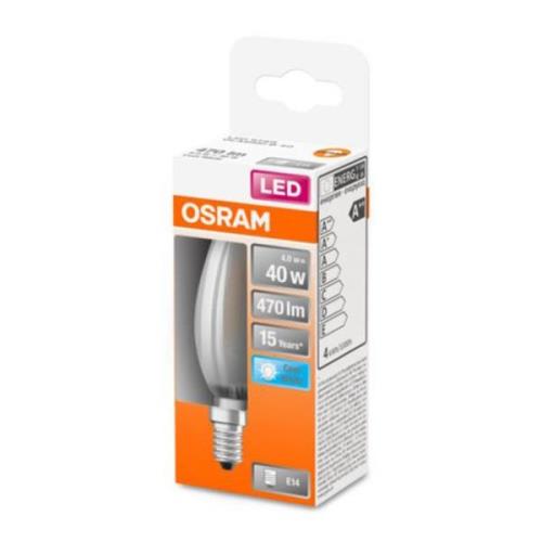 OSRAM Classic B -LED-lamppu E14 4W 6 500 K matta