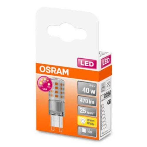 OSRAM LED-lamppu G9 4W 2700K kirkas 3-vaiheinen himmennys