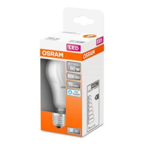 OSRAM LED-lamppu Classic A E27 8W 6 500K mattainen