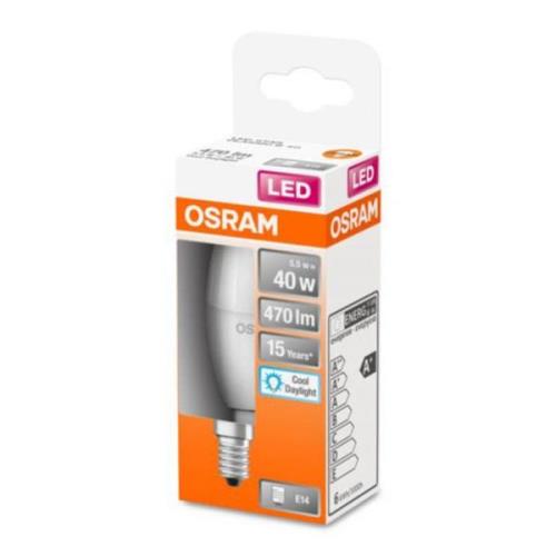 OSRAM Classic B -LED-lamppu E14 4,9W 6 500 K matta