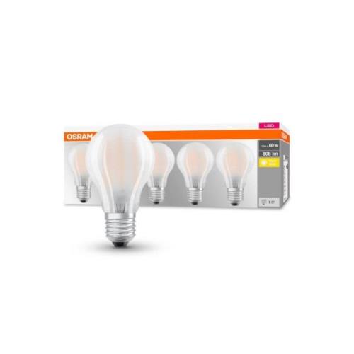 OSRAM-LED-lamppu Classic E27 7W 2700K 806lm 5 kpl