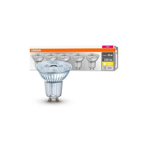 OSRAM-LED-heljastin GU10 2,6W 2700K 230lm 36, 5