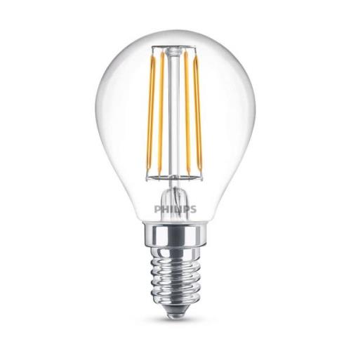 Philips Classic LED-lamppu E14 P45 4,3W kirkas 4 000K