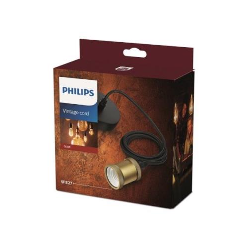 Philips Vintage -riippuvalo, E27-pidin, kulta