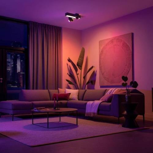 Philips Hue Centris Cross kolmilamppuinen, musta