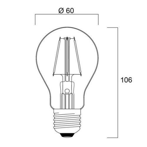 Sylvania ToLEDo Retro LED-lamppu E27 4,1W 4er Mix (sekoitus)