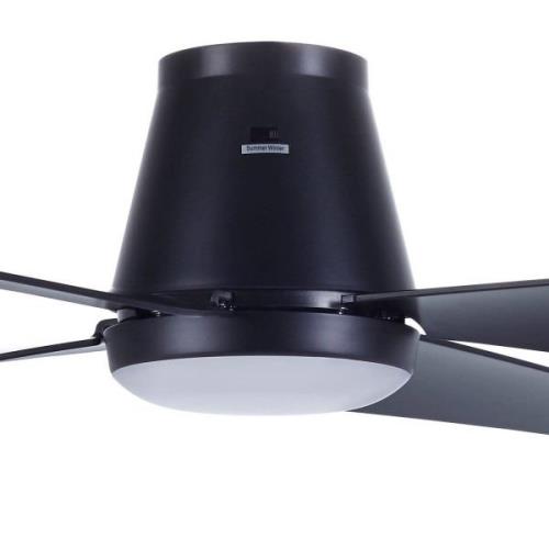 Beacon LED-kattotuuletin Aria CTC, musta, 122 cm, hiljainen