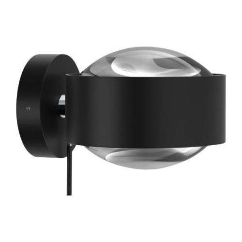 Puk Maxx Wall+ LED-linssit kirkas, musta matta/kromi