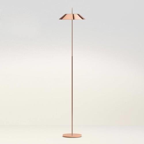 Vibia Mayfair -LED-lattiavalo, kiiltävä kupari