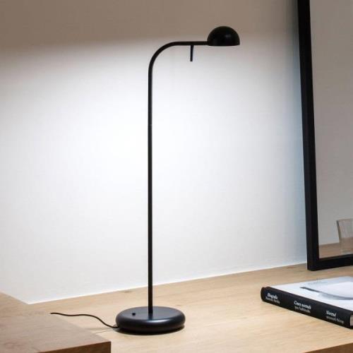 Vibia Pin 1650 LED-pöytävalaisin pituus 23cm musta