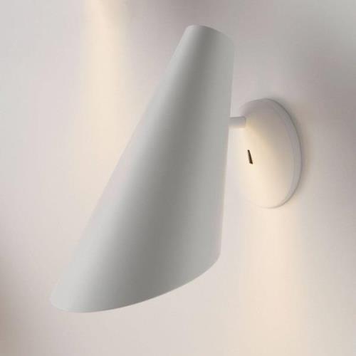 Vibia I.Cono 0720 seinävalaisin, 28 cm, valkoinen