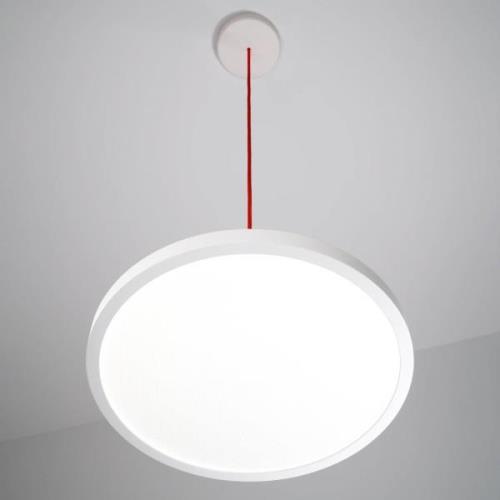 LED-riippuvalo VIVAA 2.0 Ø45cm, punainen, 4 000 K