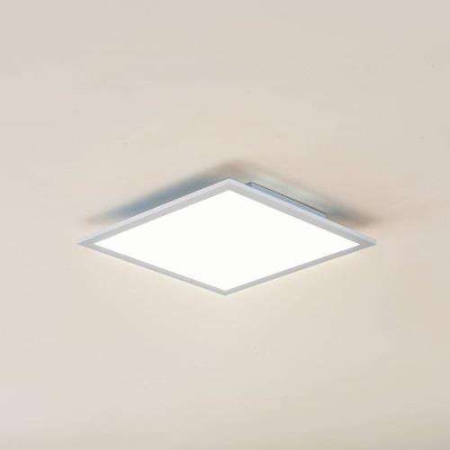 Lindby LED-paneeli Enja, valkoinen, alumiini, 39,5 cm x 39,5 cm