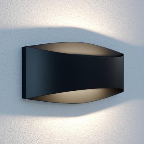 Lindby Evric -LED-ulkoseinävalaisin, 25,4 cm