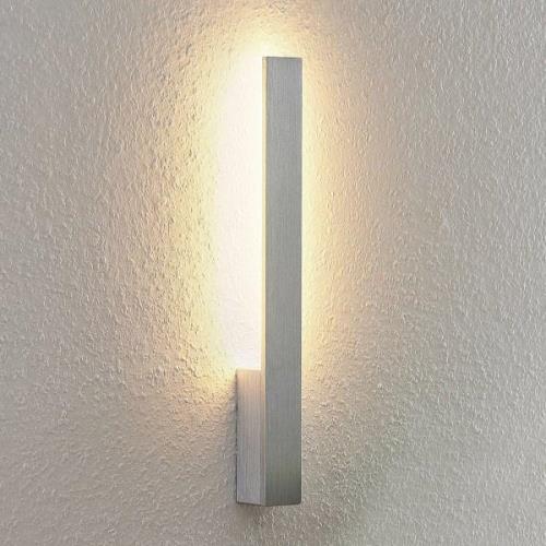 Arcchio Ivano LED-seinävalaisin, 42,5 cm, harjattua alumiinia