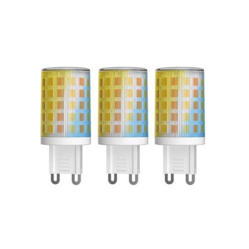 LUUMR Smart LED G9 2.5W CCT Tuya ZigBee Hue sarja 3 kpl