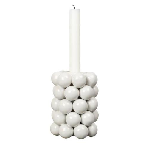 Globe kynttilänjalka 13,5 cm Valkoinen