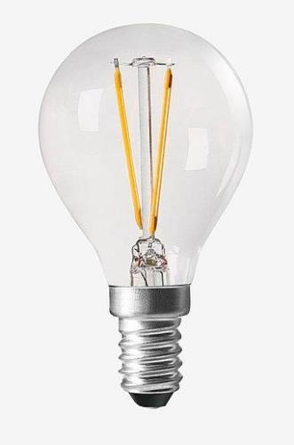 Shine LED Filament pallolamppu, Clear E14