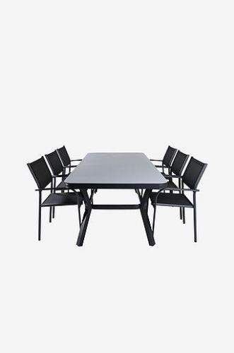 Ruokailuryhmä Virya ja ruokapöydän tuolit Santorini, 6 kpl