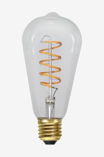 LED-lamppu E27 ST64 Decoled Spiral Clear 3-step memory