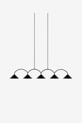 Globen LightingRiippuvalaisin Curve 5MustaRiippuvalaisimet- Homeroom