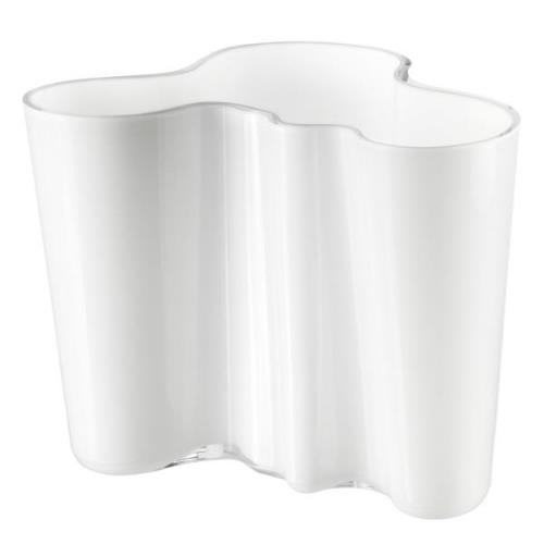 Iittala Alvar Aalto maljakko valkoinen 160 mm