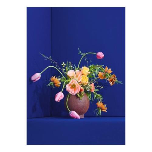 Paper Collective Blomst 01 Blue juliste 50x70 cm