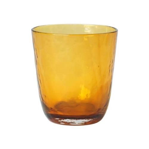 Broste Copenhagen Hammered juomalasi 33,5 cl Amber