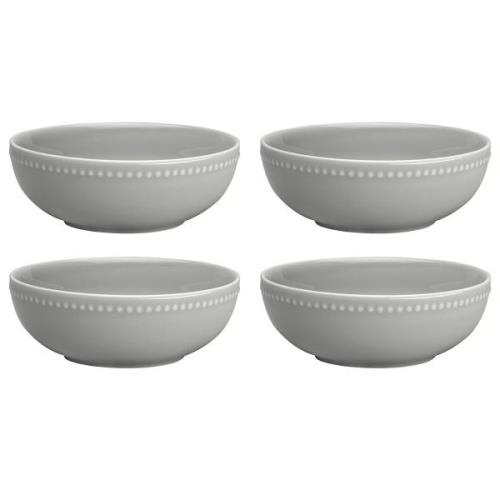 Scandi Living Dots aamiaiskulho 60 cl 4-pakkaus Harmaa