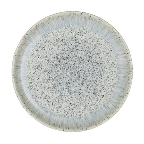 Denby Halo Speckle coupe -lautanen, 21 cm Harmaa-ruskea