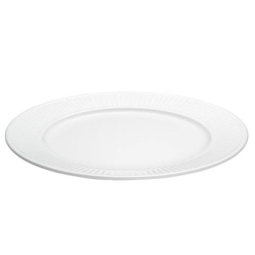 Pillivuyt Plissé lautanen, Ø 24 cm Valkoinen