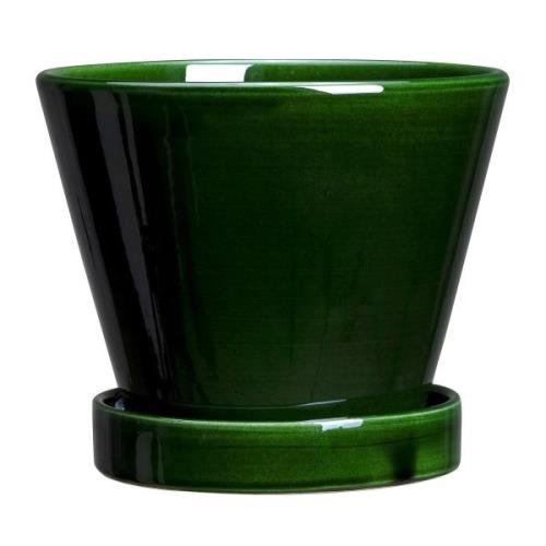 Bergs Potter Julie ruukku lasitettu Ø11 cm Green emerald