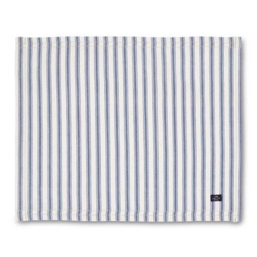Lexington Icons Herringbone Striped -pöytätabletti 40 x 50 cm Blue-whi...
