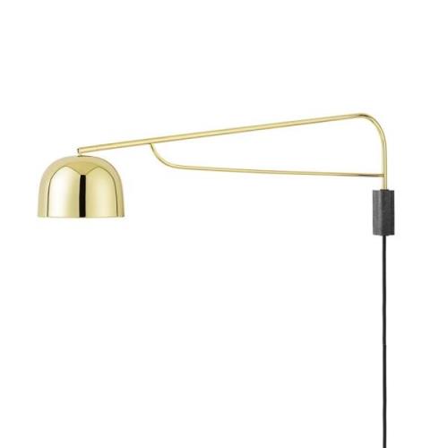 Normann Copenhagen Grant seinävalaisin Brass, suuri - teräs, graniitti