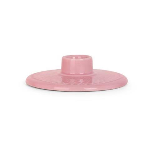 Lyngby Porcelæn Rhombe kynttilänjalka 3 cm Rosa