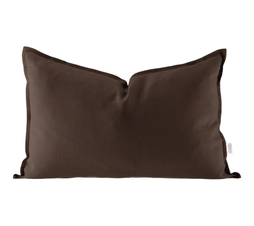 Scandi Living Calm tyynynpäällinen pellava 40 x 60 cm Chocolate Brown